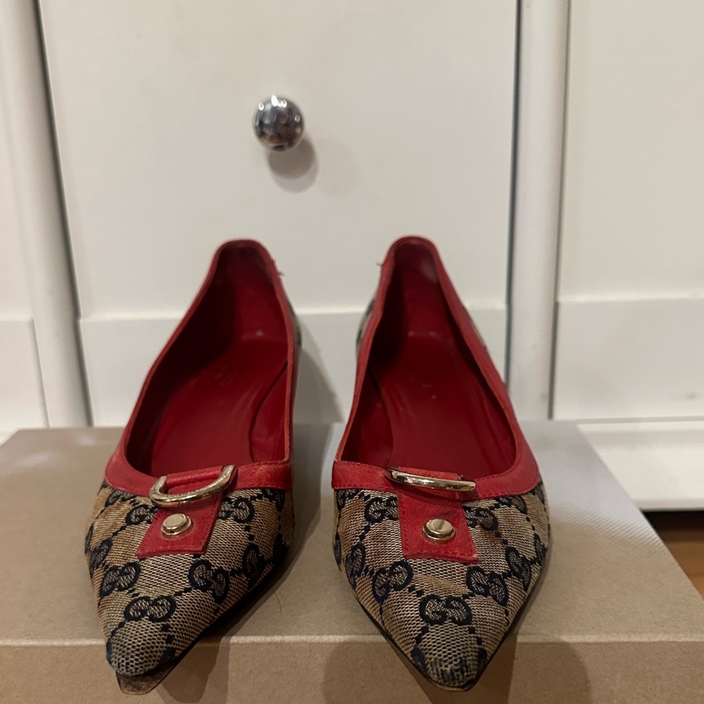 Gucci Kitten Heal Red + Blue